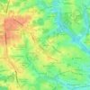Mappa topografica Oak Hills, altitudine, rilievo