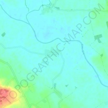 Mappa topografica Lower Dunsforth, altitudine, rilievo