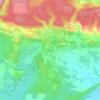 Mappa topografica Gattigues, altitudine, rilievo