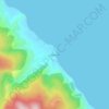 Mappa topografica Catmonan, altitudine, rilievo