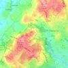 Mappa topografica Apedale, altitudine, rilievo