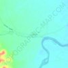Mappa topografica Callejas, altitudine, rilievo