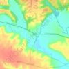 Mappa topografica Dahinda, altitudine, rilievo