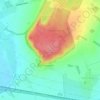 Mappa topografica Haughmond Hill, altitudine, rilievo