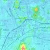 Mappa topografica 上璋圍, altitudine, rilievo