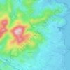 Mappa topografica Luddui, altitudine, rilievo