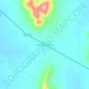 Mappa topografica Serra da Canabrava, altitudine, rilievo