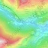 Mappa topografica La Condémine, altitudine, rilievo