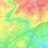 Mappa topografica Kentmere, altitudine, rilievo