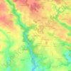 Mappa topografica La Grée Bodiquello, altitudine, rilievo