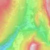 Mappa topografica La Balme de Rencurel, altitudine, rilievo