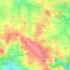 Mappa topografica La Boutinardière, altitudine, rilievo