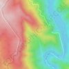 Mappa topografica Sue City, altitudine, rilievo