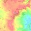Mappa topografica Le Causse, altitudine, rilievo