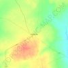 Mappa topografica 玻璃城子镇, altitudine, rilievo