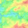 Mappa topografica Moulin de St Eloi, altitudine, rilievo