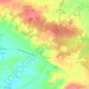 Mappa topografica Mortafont, altitudine, rilievo