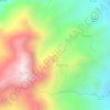 Mappa topografica Pico de Aguila, altitudine, rilievo