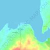 Mappa topografica Luciente 1, altitudine, rilievo