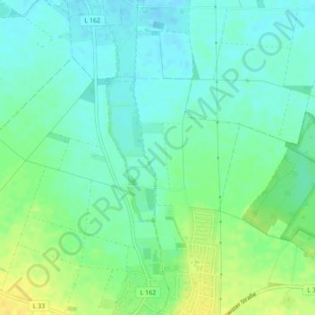 Mappa topografica Stommel, altitudine, rilievo