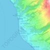 Mappa topografica Cité Chaulet, altitudine, rilievo