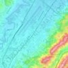 Mappa topografica Sambuceto, altitudine, rilievo