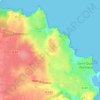 Mappa topografica Kertugal, altitudine, rilievo