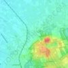 Mappa topografica Meulunteren, altitudine, rilievo