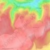 Mappa topografica Saleille, altitudine, rilievo