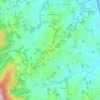 Mappa topografica Collamato, altitudine, rilievo