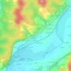 Mappa topografica Les Eygaux, altitudine, rilievo