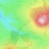 Mappa topografica Les Infruits, altitudine, rilievo