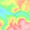 Mappa topografica Divle, altitudine, rilievo