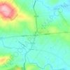 Mappa topografica Bucktown, altitudine, rilievo