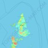 Mappa topografica Siargao Islands, altitudine, rilievo