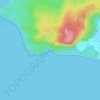 Mappa topografica Neil's Cove, altitudine, rilievo
