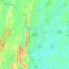 Mappa topografica Dalton, altitudine, rilievo