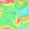 Mappa topografica Tauléac, altitudine, rilievo