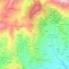 Mappa topografica Trivero, altitudine, rilievo