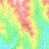 Mappa topografica Santa Bárbara, altitudine, rilievo