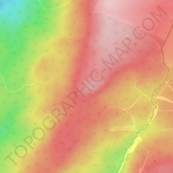 Mappa topografica Wilson's Pike, altitudine, rilievo