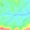 Mappa topografica Poages Mill, altitudine, rilievo