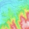 Mappa topografica Le Barrage, altitudine, rilievo