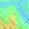 Mappa topografica Kaleshwaram, altitudine, rilievo