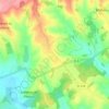 Mappa topografica Le Petit Frêne, altitudine, rilievo