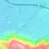Mappa topografica La Colina, altitudine, rilievo