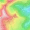 Mappa topografica Rochers de Chamalière, altitudine, rilievo