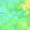 Mappa topografica Kerdonnerch, altitudine, rilievo
