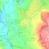 Mappa topografica Puy de Cros, altitudine, rilievo