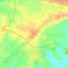 Mappa topografica Saint-Cénery, altitudine, rilievo
